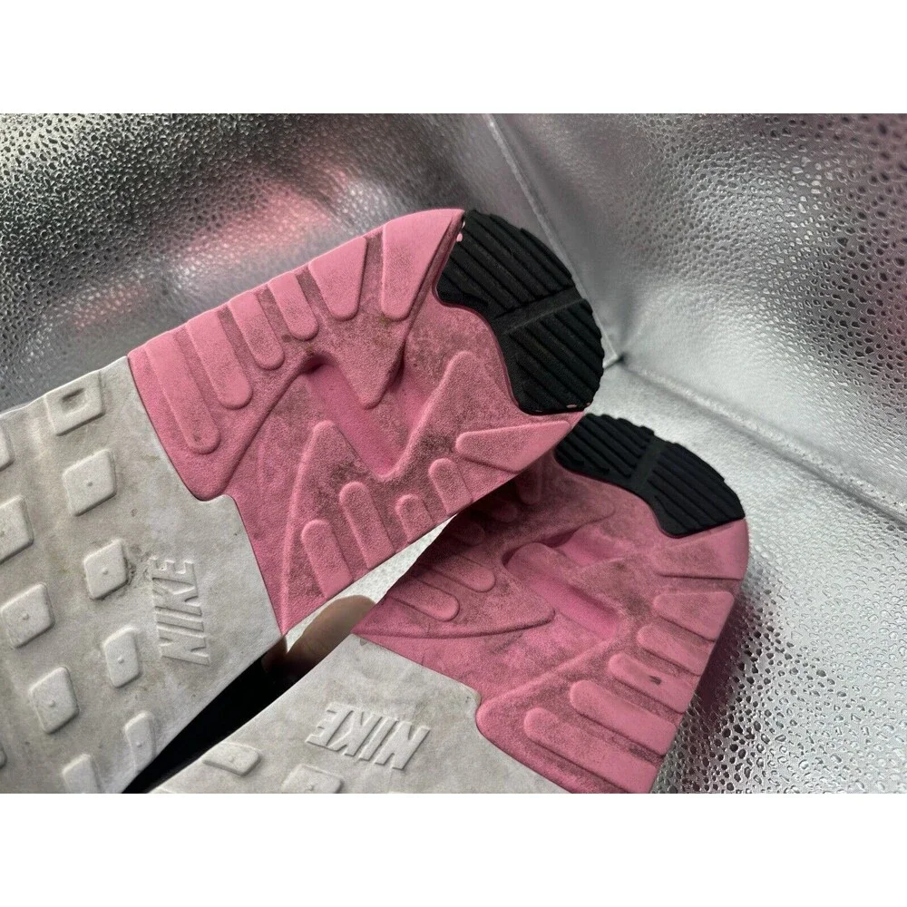 NIKE AIR MAX 90 SLIDES WHITE ROSE PINK SMOKE Sz 15 BQ4635 100‎ LIGHT INFRARED